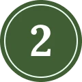 Green circle with number two